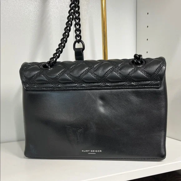 ๐ฅ๐ฅ Kurt Geiger London Kensington Quilted crossbody/ Shoulder Bag - Black - Picture 10 of 16